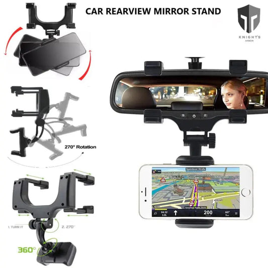 Car Rear View Mirror Mobile Phone Holder