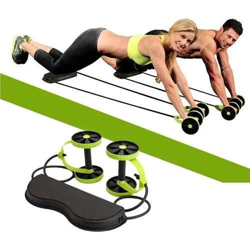 Revoflex Xtreme Abs Abdominal Exercise Wheel Body Strength Training Roller