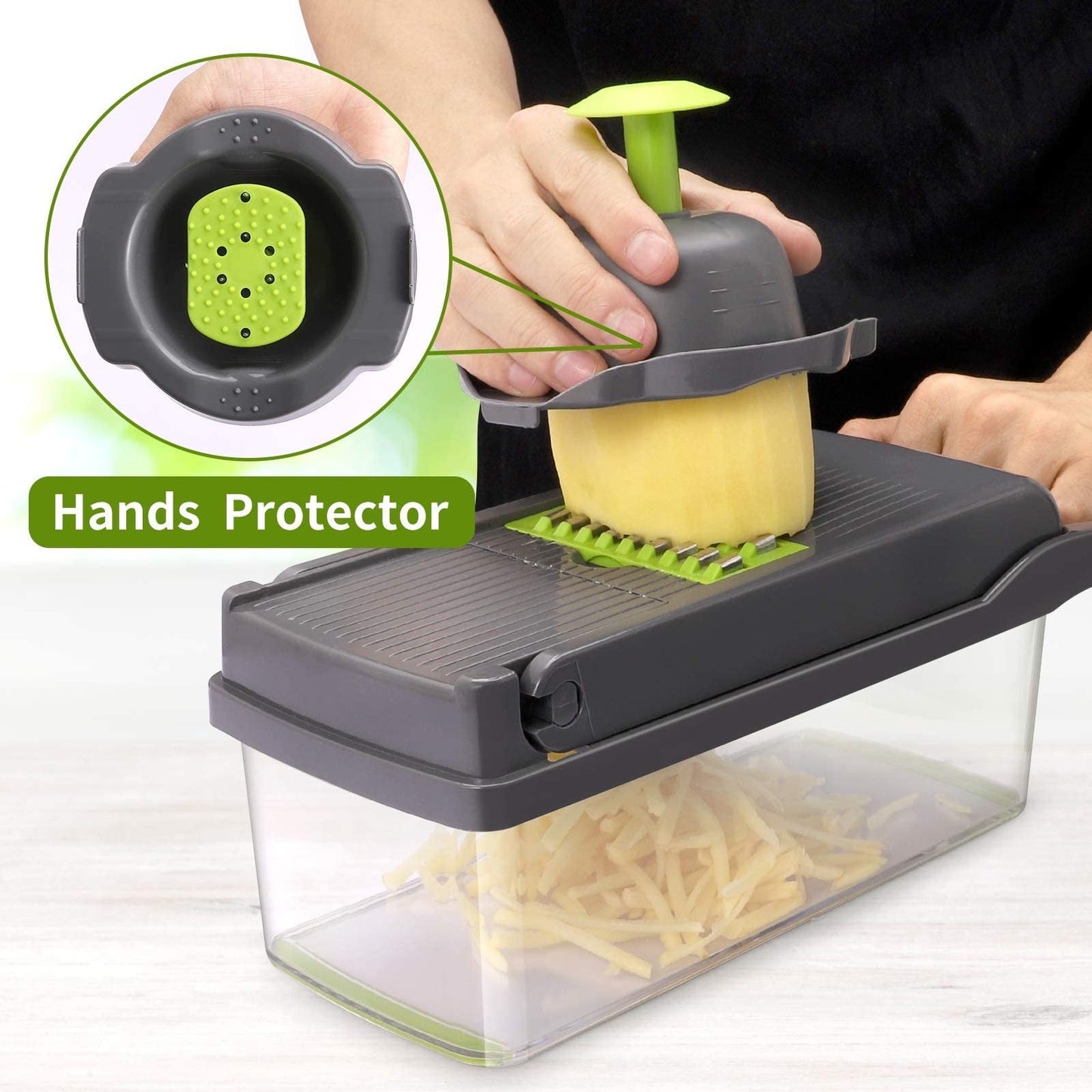 Multifunctional Vegetable Cutter Food Cutter Potato Cutter, Egg Separator Slicer