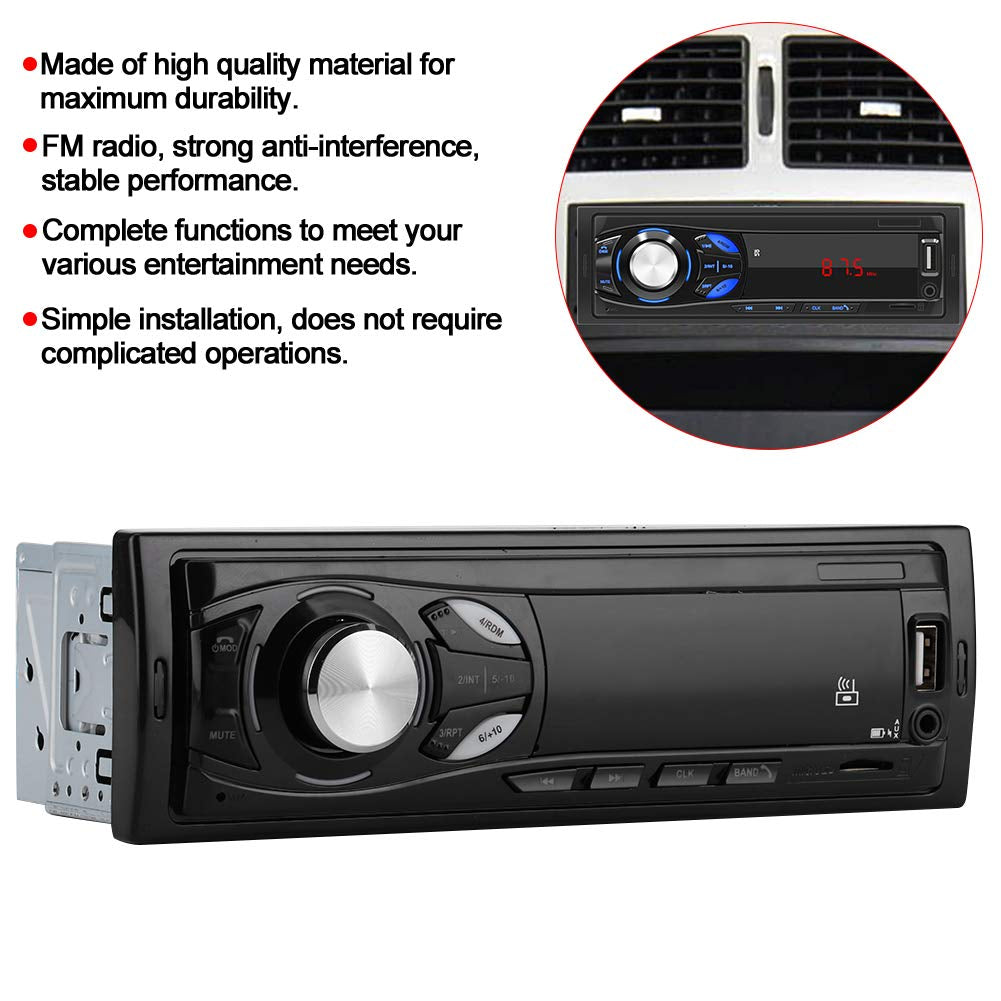 CAR  RADIO MP3 AUDIO PLAYER SUPPORT FM / USB / SD CARD / BLUETOOTH