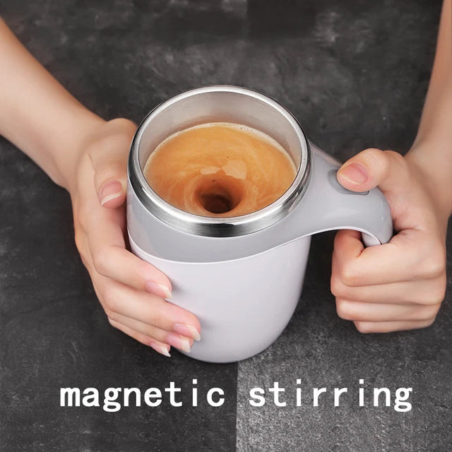 Coffe Automatic Self Stirring Magnetic Mug Stainless Steel Thermal Cup 380 Ml / XY-221