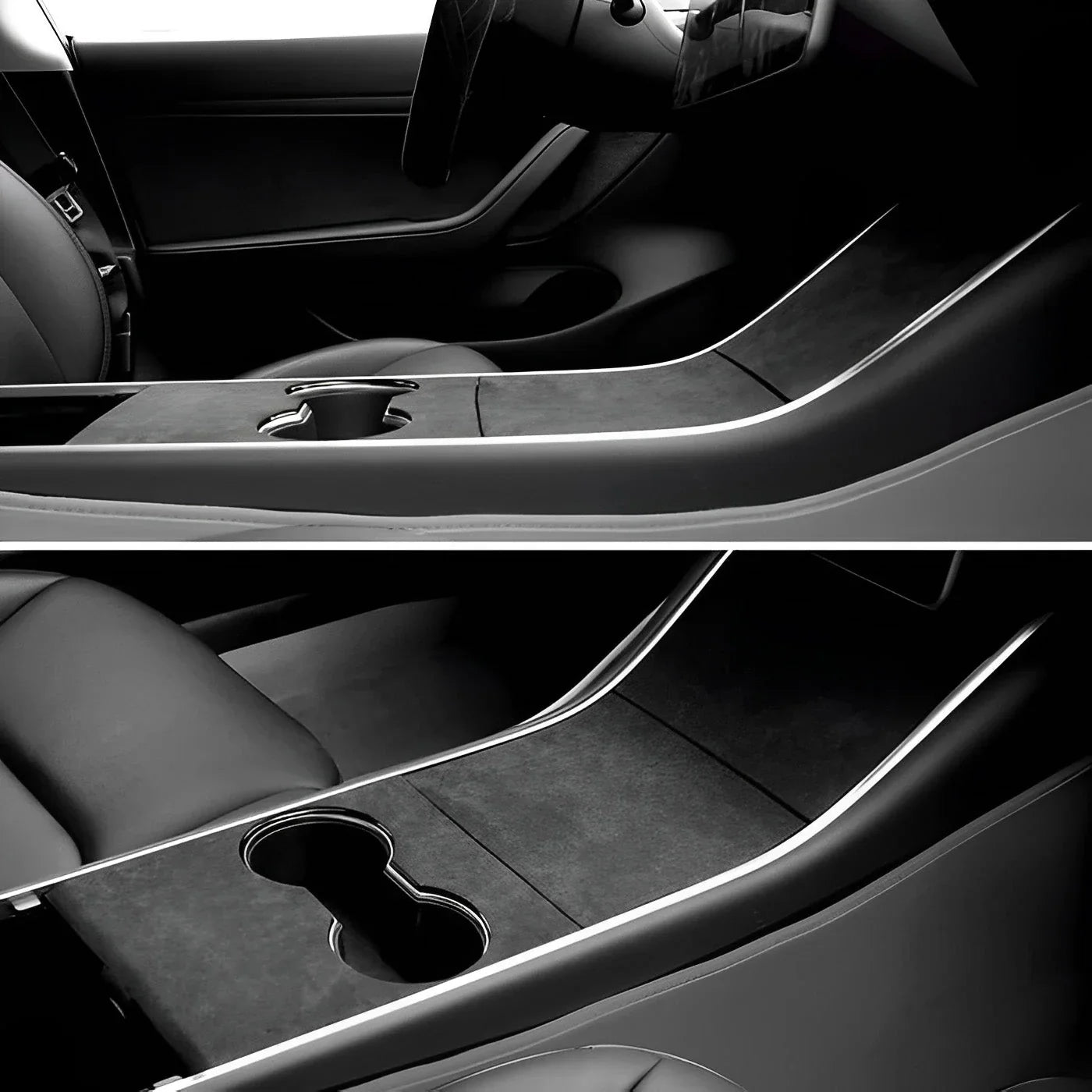 Alcantara Wrap Car Interior Design Decor
