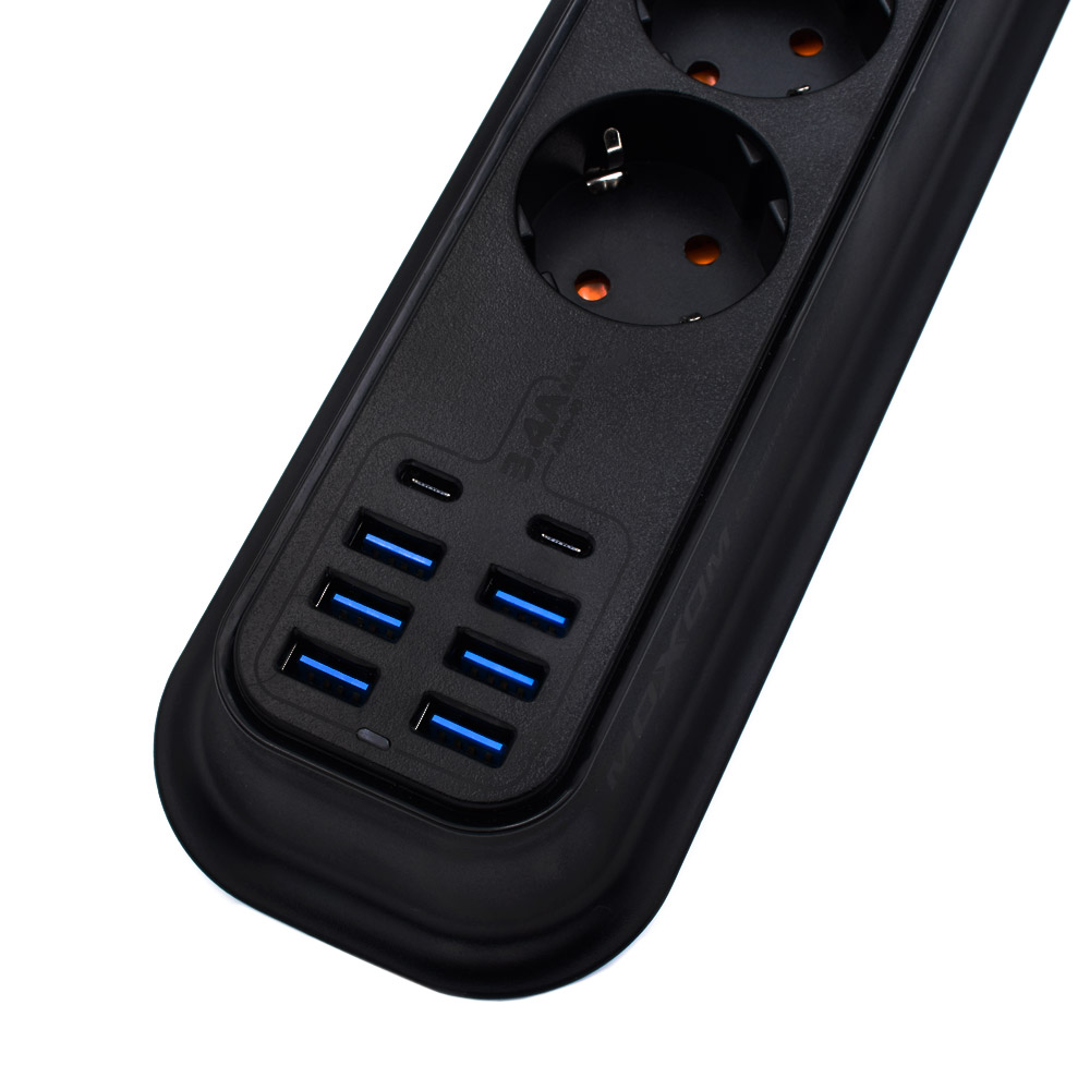 MOXOM Power Strip with Anti Static Sockets MX-ST05
