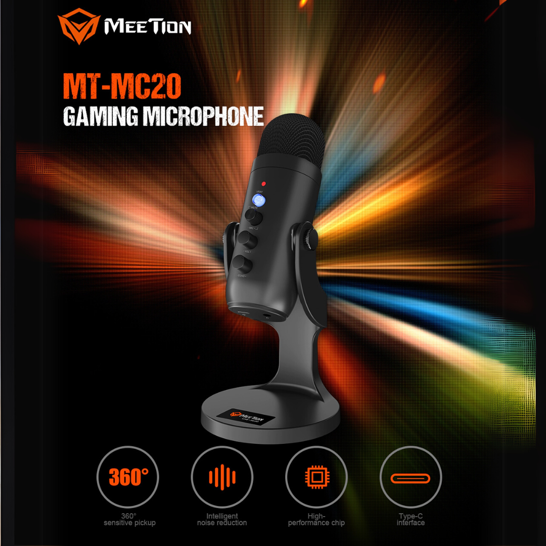 Meetion MC20 Professional Wired Conference Gaming Microphone