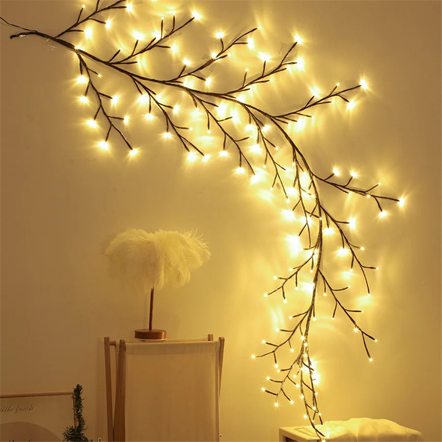 LED Tree Branch Lighted Indoor Home Decor Artificial Plants