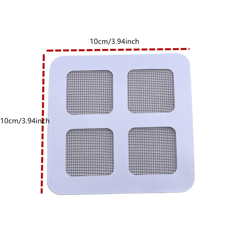 Set of 10 Anti-Clog Mesh Drain Filter – Hair & Insect Resistant Bathroom Screen