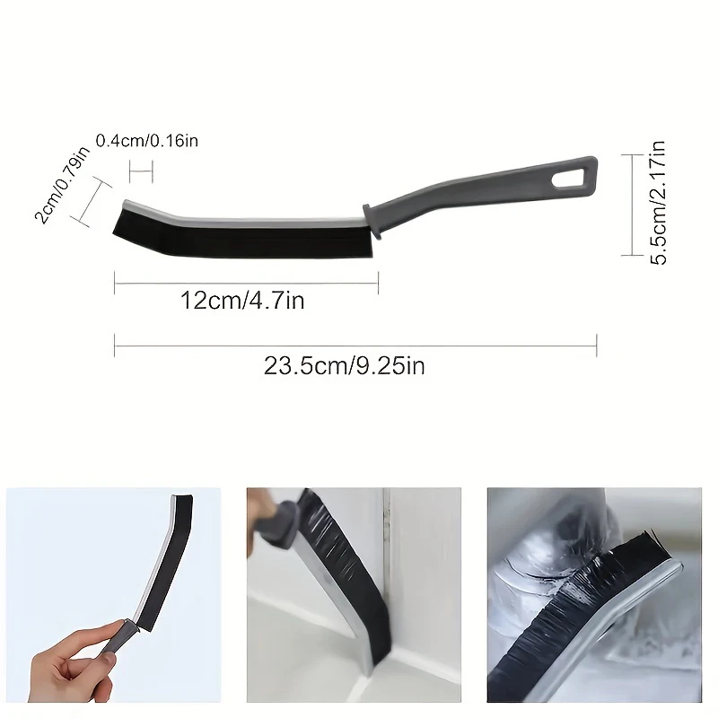 Long-Handle Gap Cleaning Brush – Durable Hard-Bristle Brush
