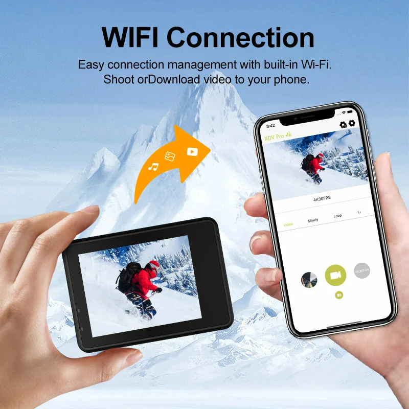 4K Action Camera With Sony IMX179 Sensor