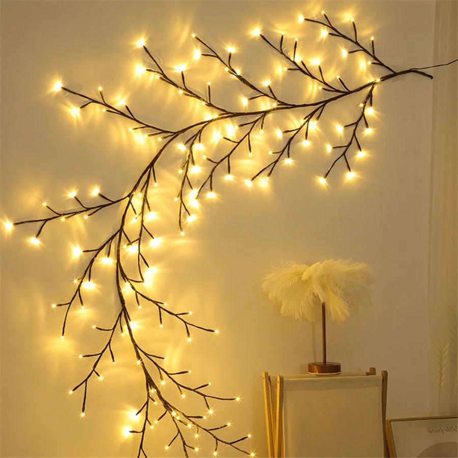 LED Tree Branch Lighted Indoor Home Decor Artificial Plants