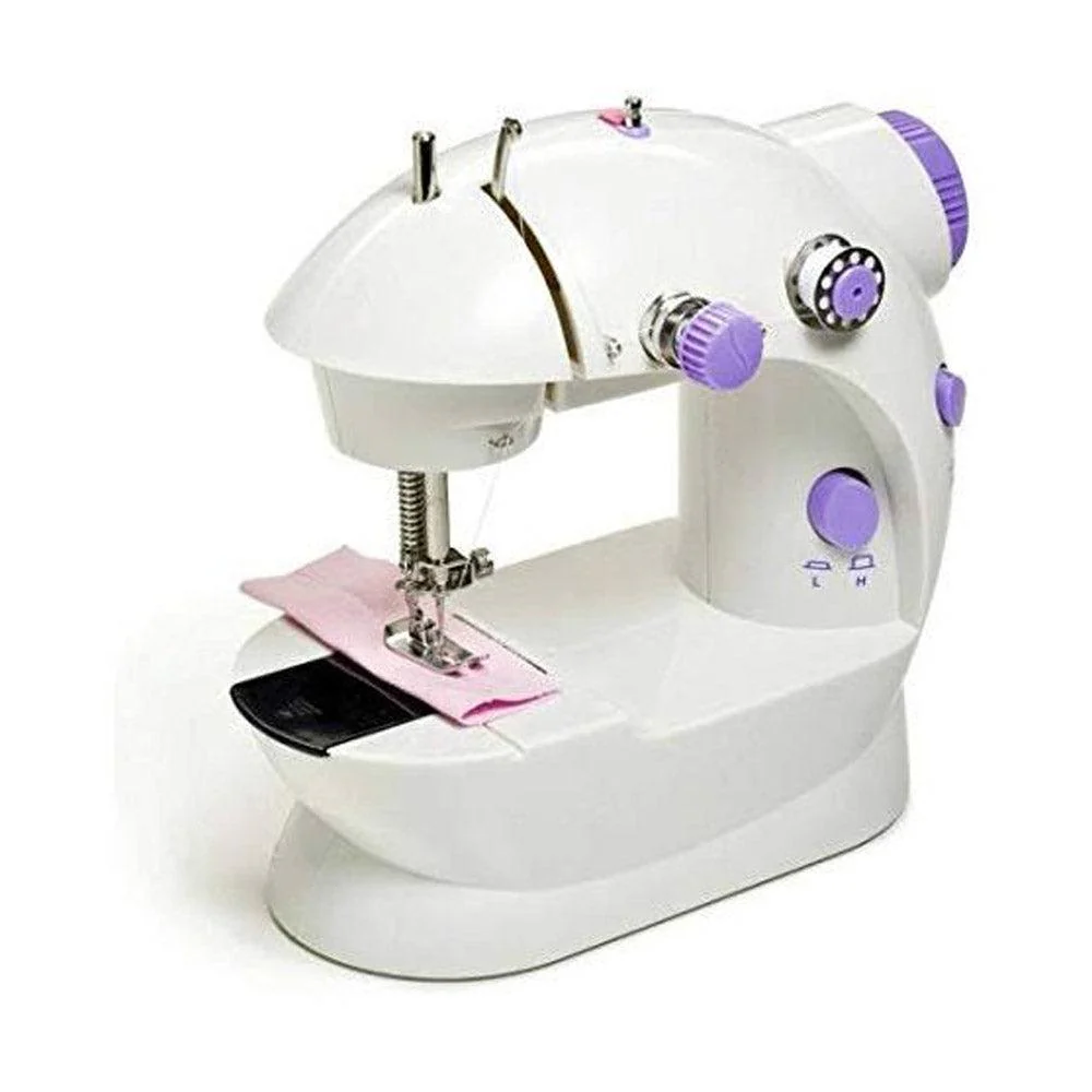 Portable Mini Sewing Machine with LED Light and Foot Pedal