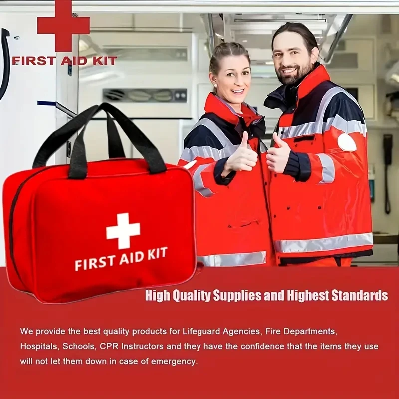 Universal First Aid Kit Medical Portable Emergency Bag for Outdoor Camping Hiking Home