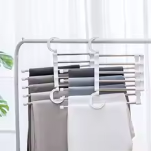 5-in-1 Foldable Clothes Hanger, Space-Saving Clothes Storage Solution