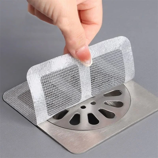 Set of 10 Anti-Clog Mesh Drain Filter – Hair & Insect Resistant Bathroom Screen