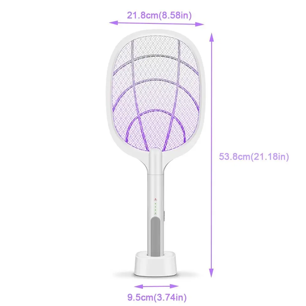 USB Rechargeable Electric Mosquito Swatter & Lamp – Fly Zapper