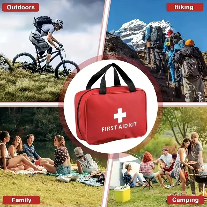 Universal First Aid Kit Medical Portable Emergency Bag for Outdoor Camping Hiking Home