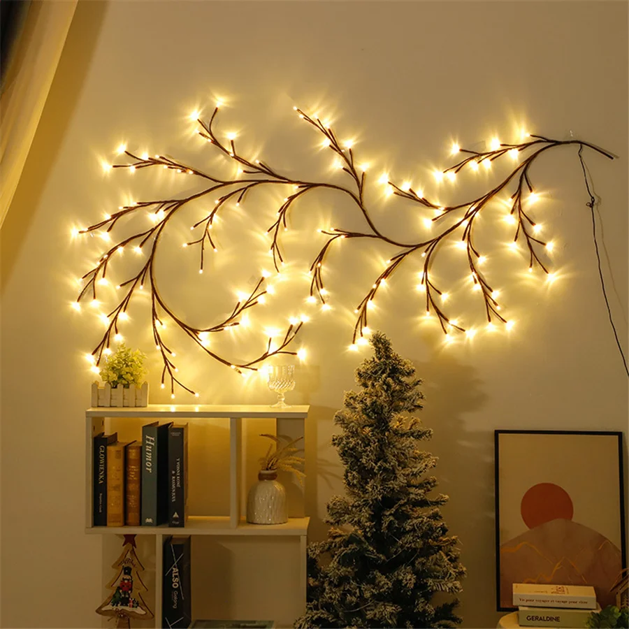LED Tree Branch Lighted Indoor Home Decor Artificial Plants
