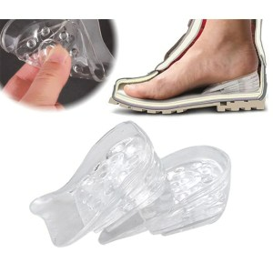 Silicone Adjustable Invisible Heightening Insole with Shock Absorption