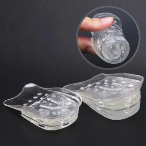 Silicone Adjustable Invisible Heightening Insole with Shock Absorption