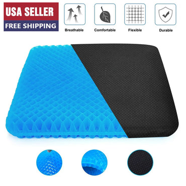 Silicone Gel Honeycomb Cushion pillow with Non-Slip Cover – Soft, Breathable Support for Home, Office, Car & Wheelchair