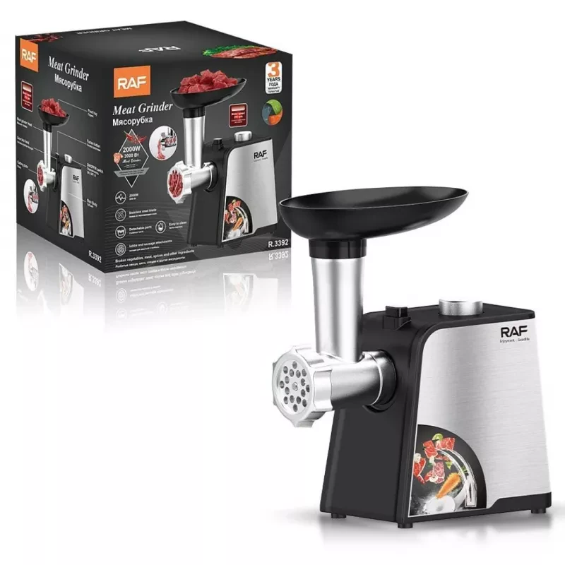 RAF Meat Grinder 2000W Stainless Steel Blades R3392