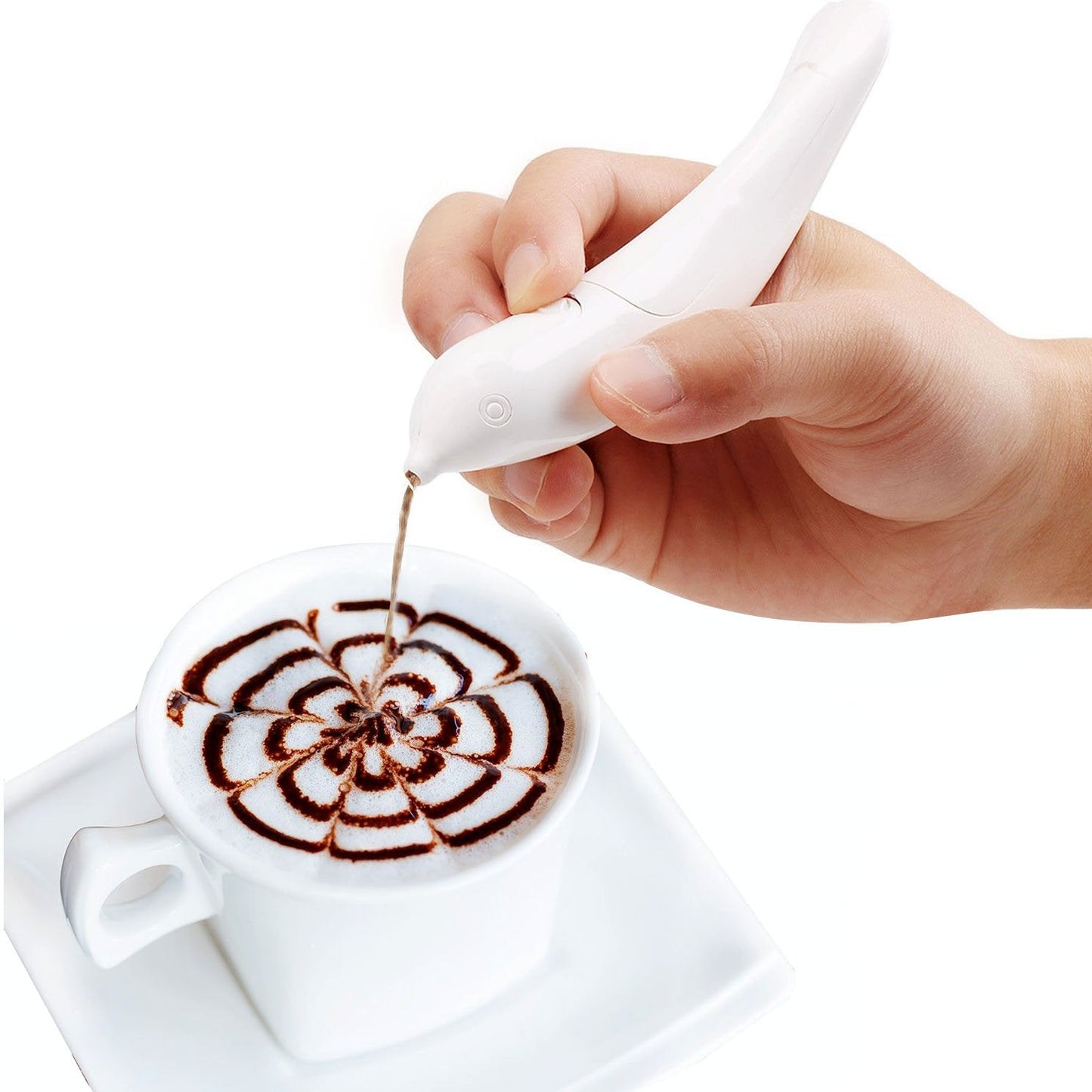 Spice Pen for Electrical Coffee Art for Latte