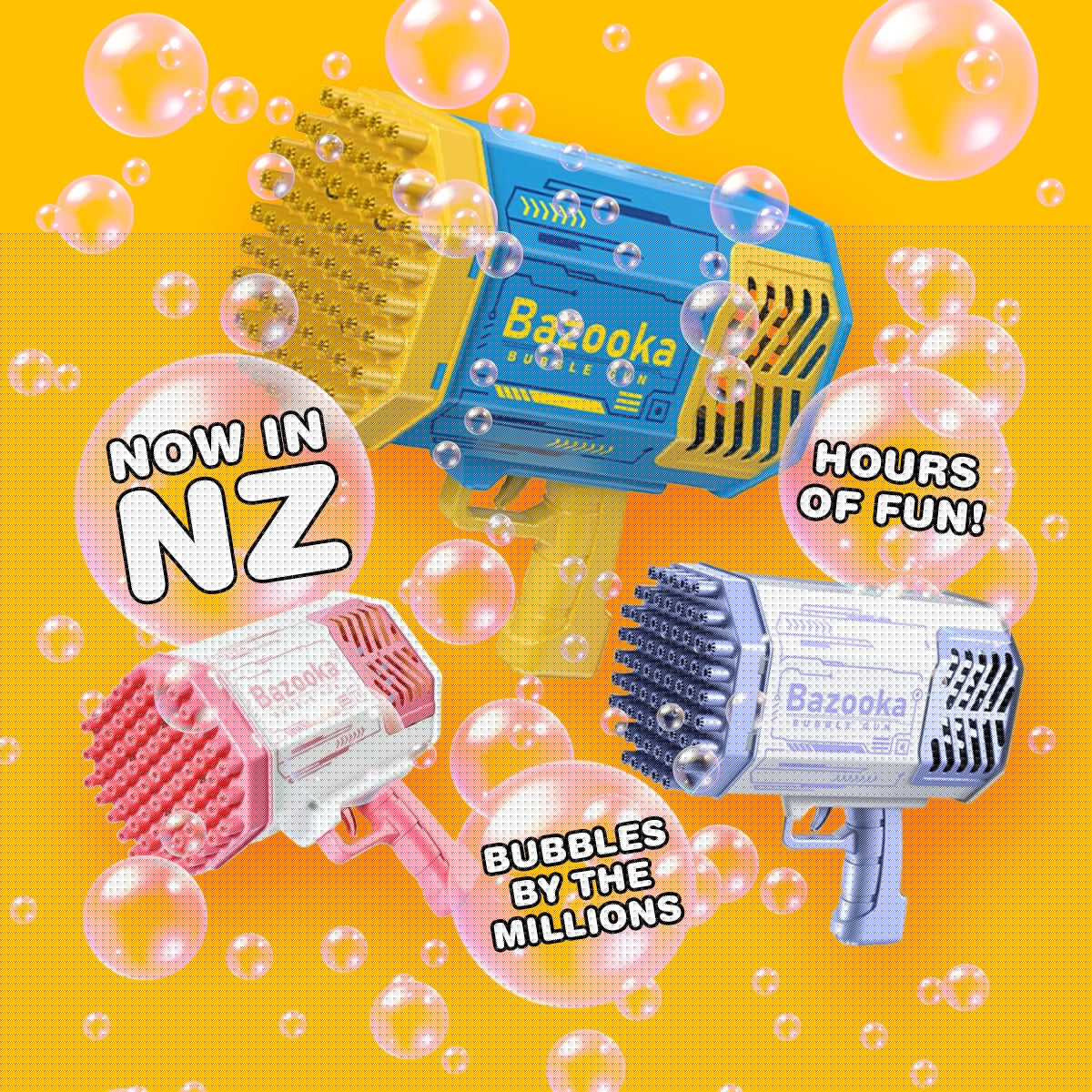 Bubble Gun 88 Holes With Light Rechargeable