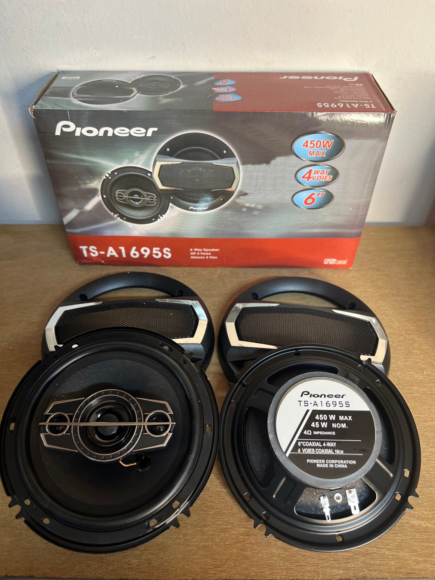 Pioneer 2 Way Car Buffle Speaker Buffle