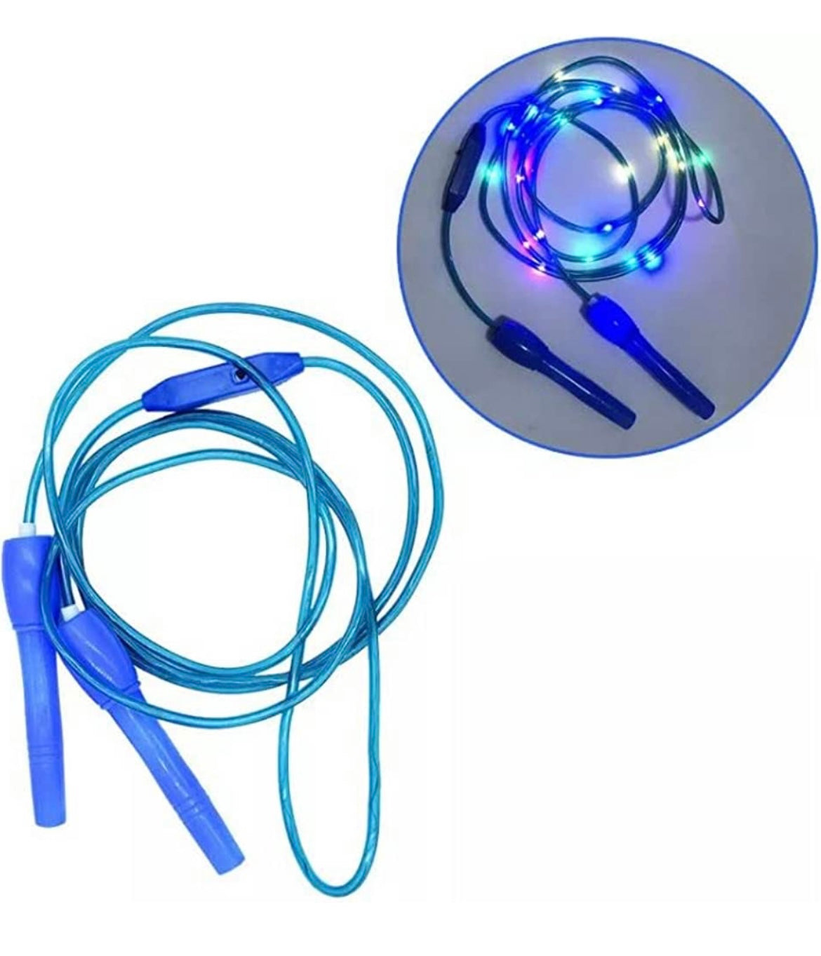 Jumprope  LED Lights Exercise Toy for Boys and Girls Indoor Outdoor Jump Rope 110 Inches