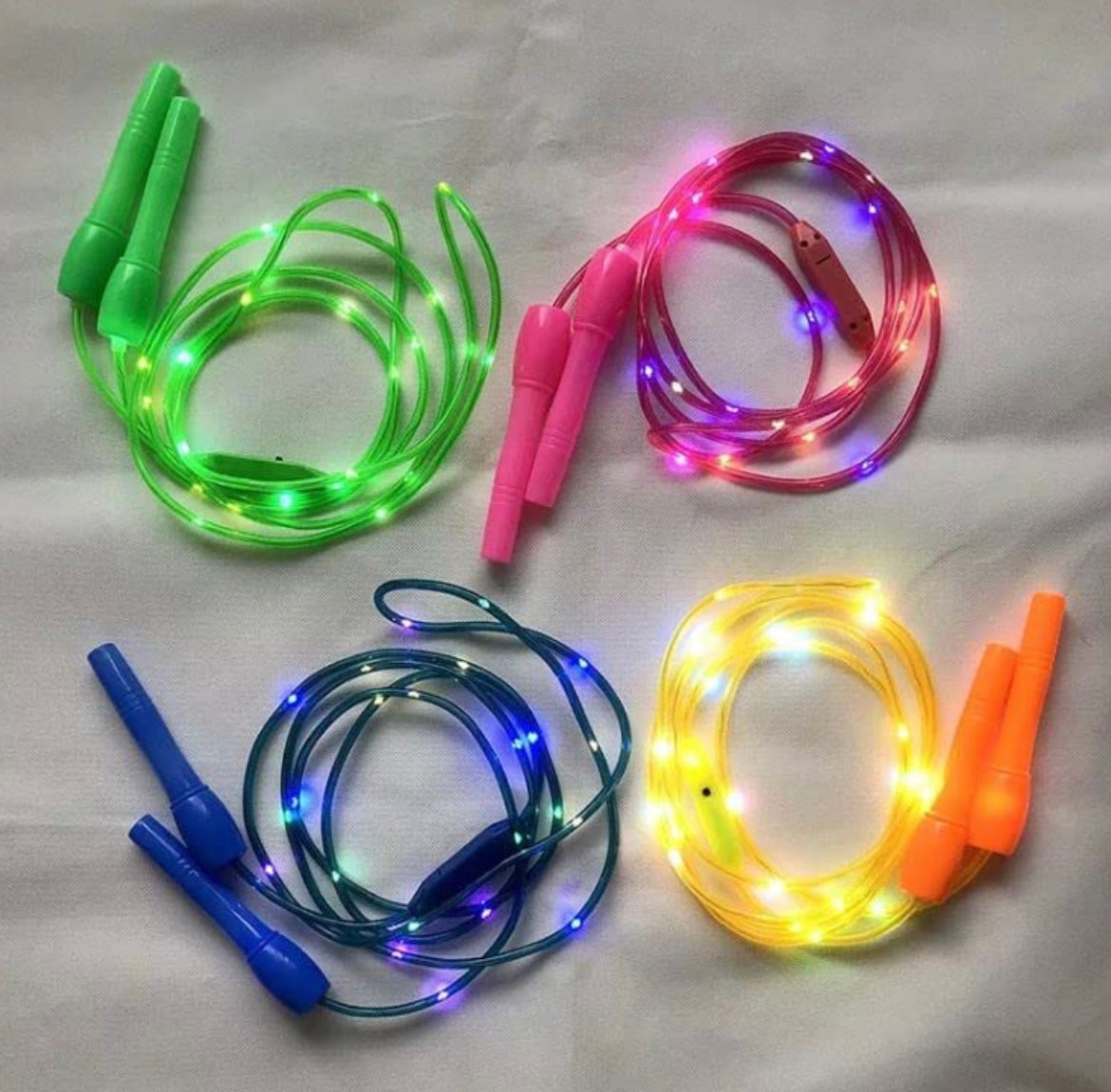 Jumprope  LED Lights Exercise Toy for Boys and Girls Indoor Outdoor Jump Rope 110 Inches