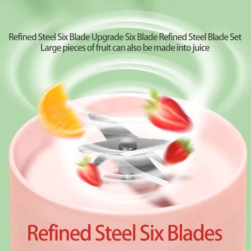 Portable Blender Juicer 6 Blades