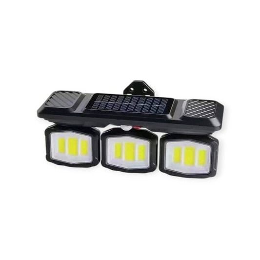 Solar Garden Wall Lights 108 LED 3 Head Motion Sensing Technology