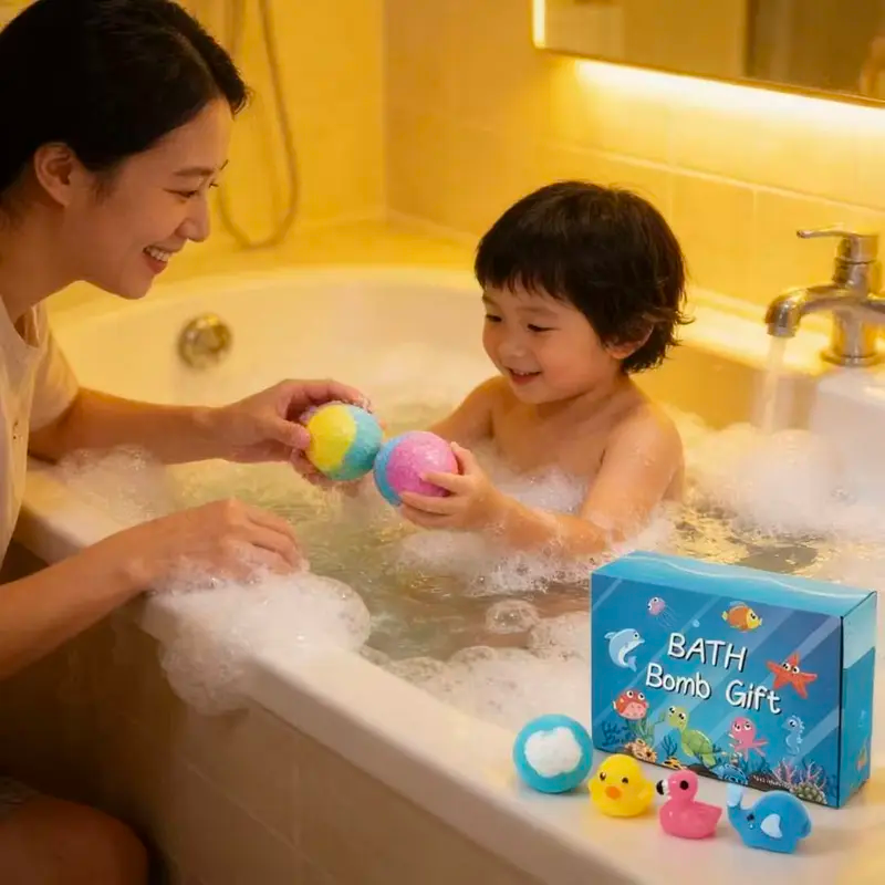 Children's Bath Bombs Balls with Surprise Toys – 15pcs