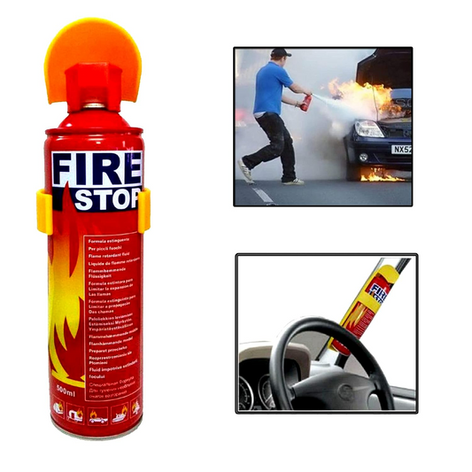 Fire Extinguisher Spray with Stand for Car Spray 500ml 3 pieces