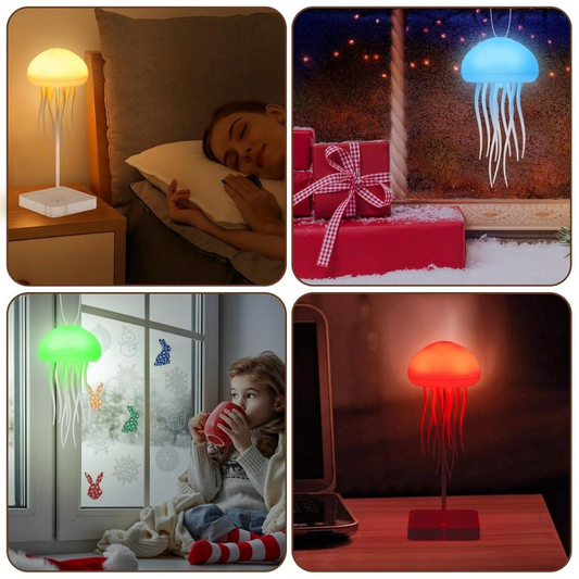 Rechargeable Jellyfish Mood Light Lamp