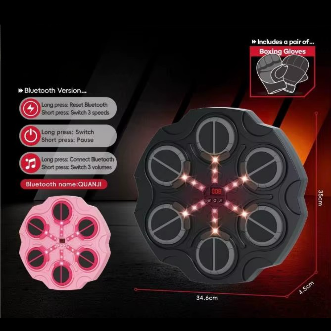 Hexagonal Warrior Boxing Target With Glove Set