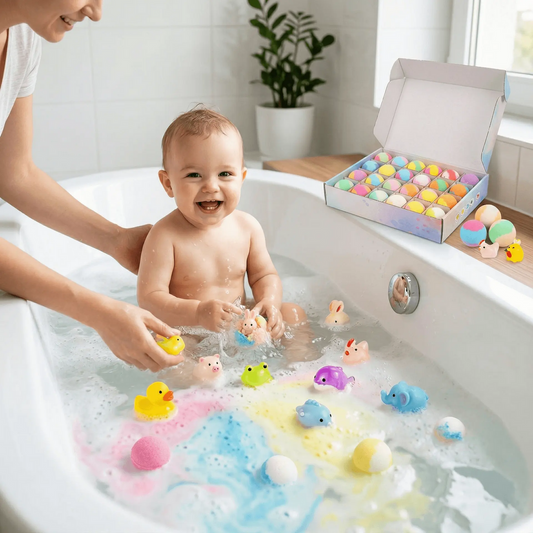 Children's Bath Bombs Balls with Surprise Toys – 15pcs