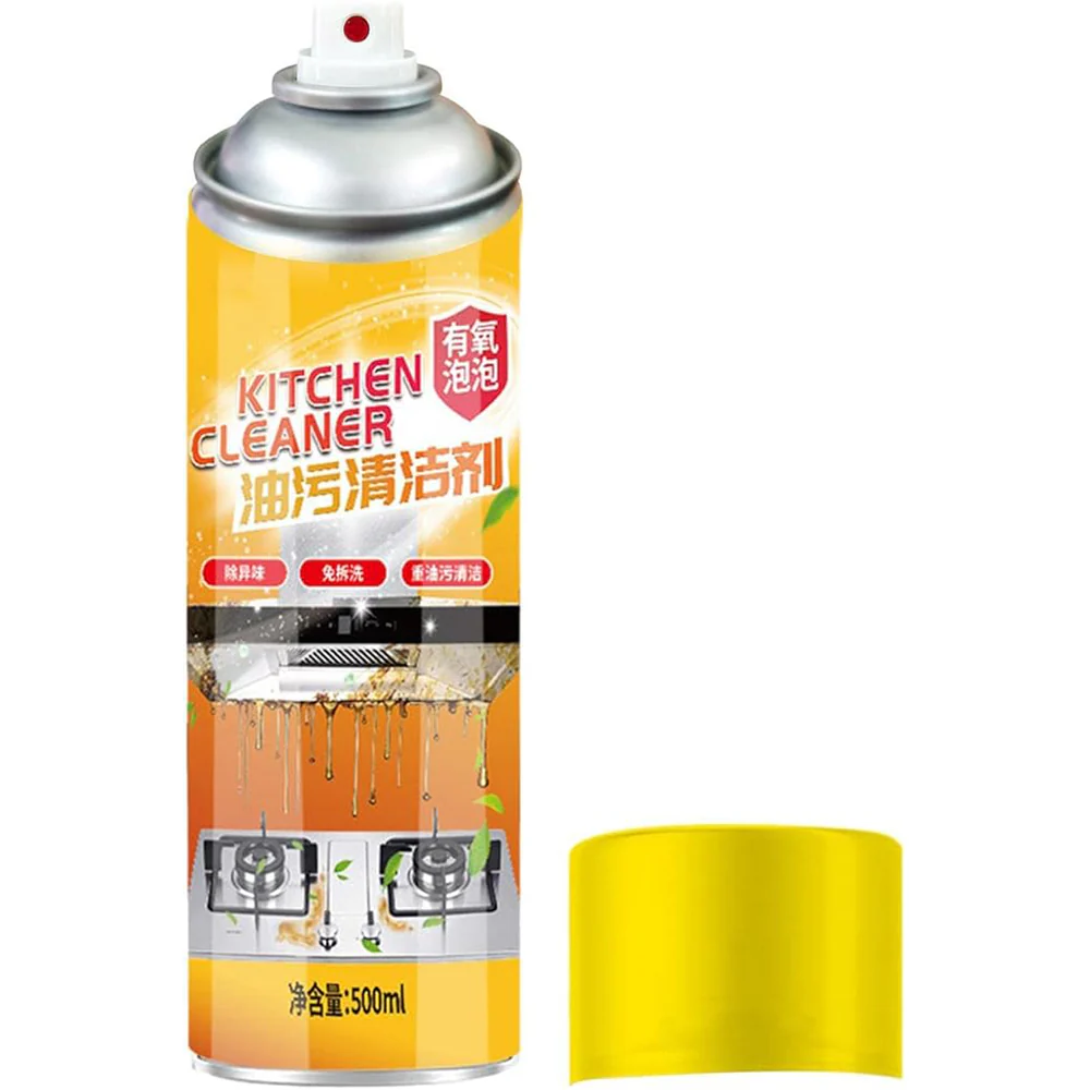 Kitchen Grease Cleaner - Kitchen Stove Top Cleaner Bubble Cleaner Spray