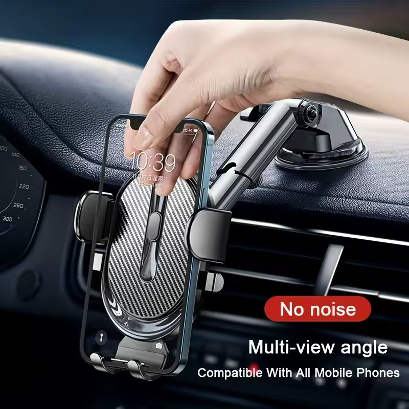 Universal 360° Car Mobile Phone Holder – Gravity Sensing Mount