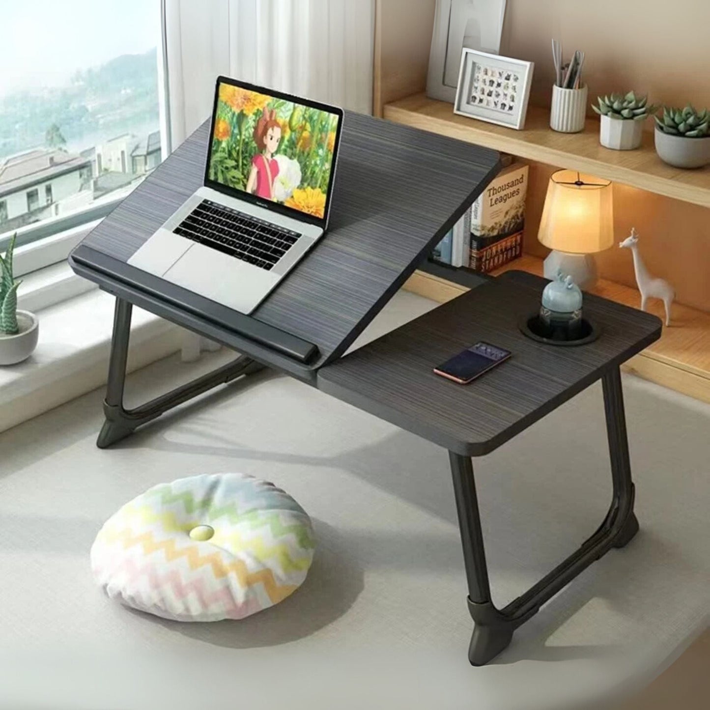 Adjustable Laptop Desk for Bed, Couch & Desk, Multi-Use Laptop Stand with 5 Adjustable Angles