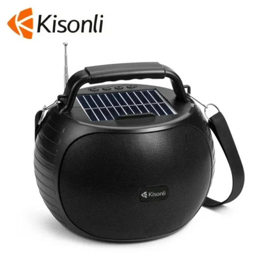 Kisonli SC22 Portable 10W Solar Power Stereo Speaker