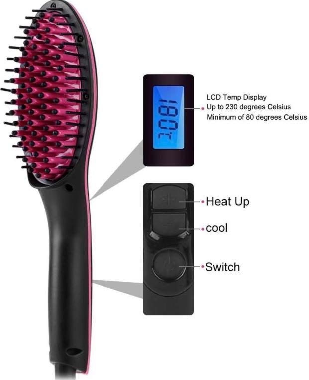Hair Straightener Brush
